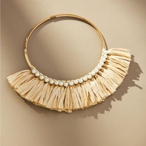 Anthropologie Gold Choker Necklace